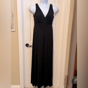 EUC Willi Smith Rayon Blend V-Neck Sleeveless Maxi Dress, Size Large